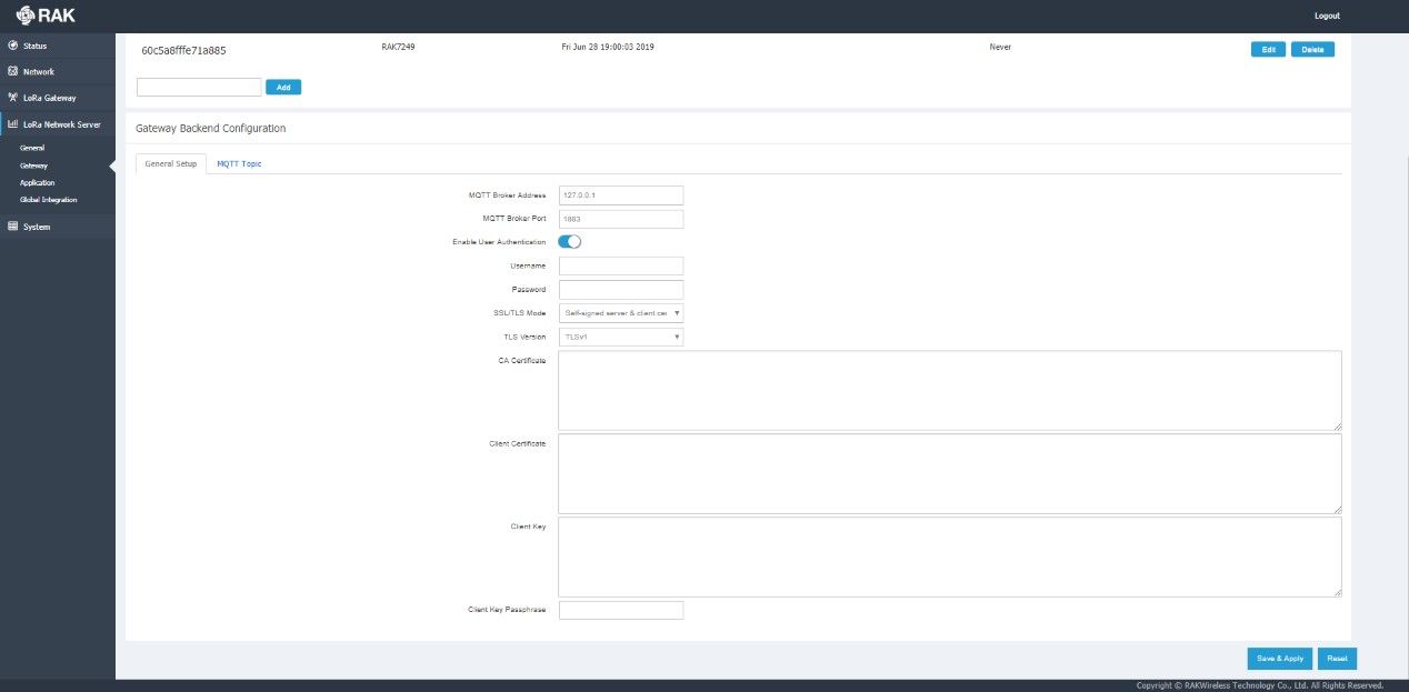 adding gateways