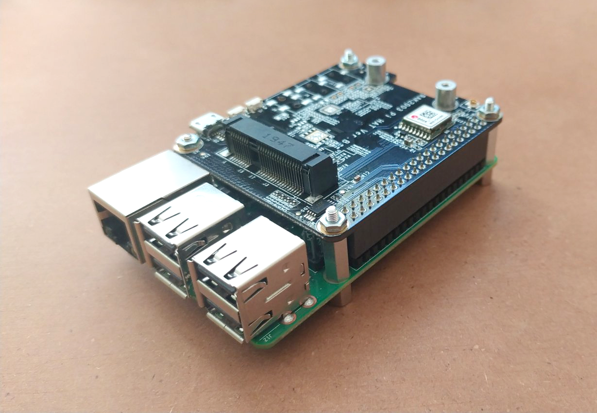 Mount the Pi HAT on the Raspberry Pi