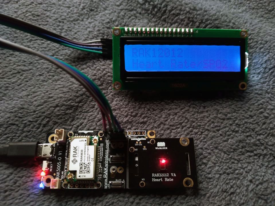 Pulse Oximeter Sensor using WisBlock Platform