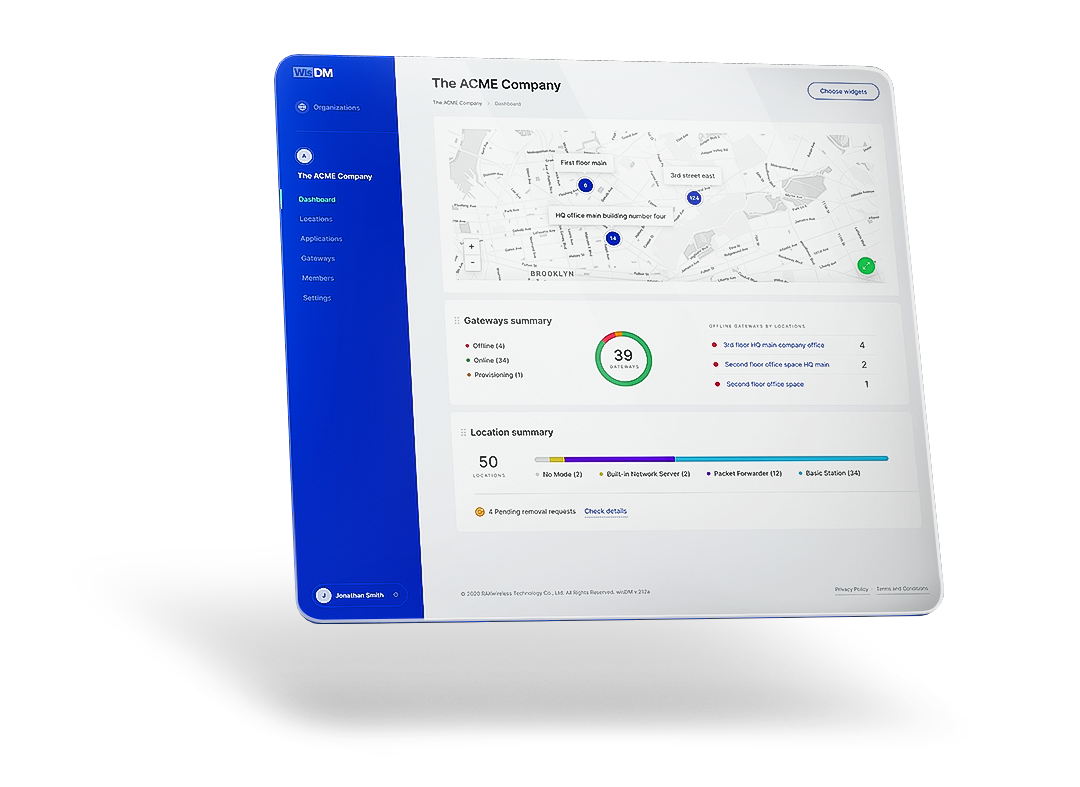 RAKwireless IoT Software Tools: WisDM