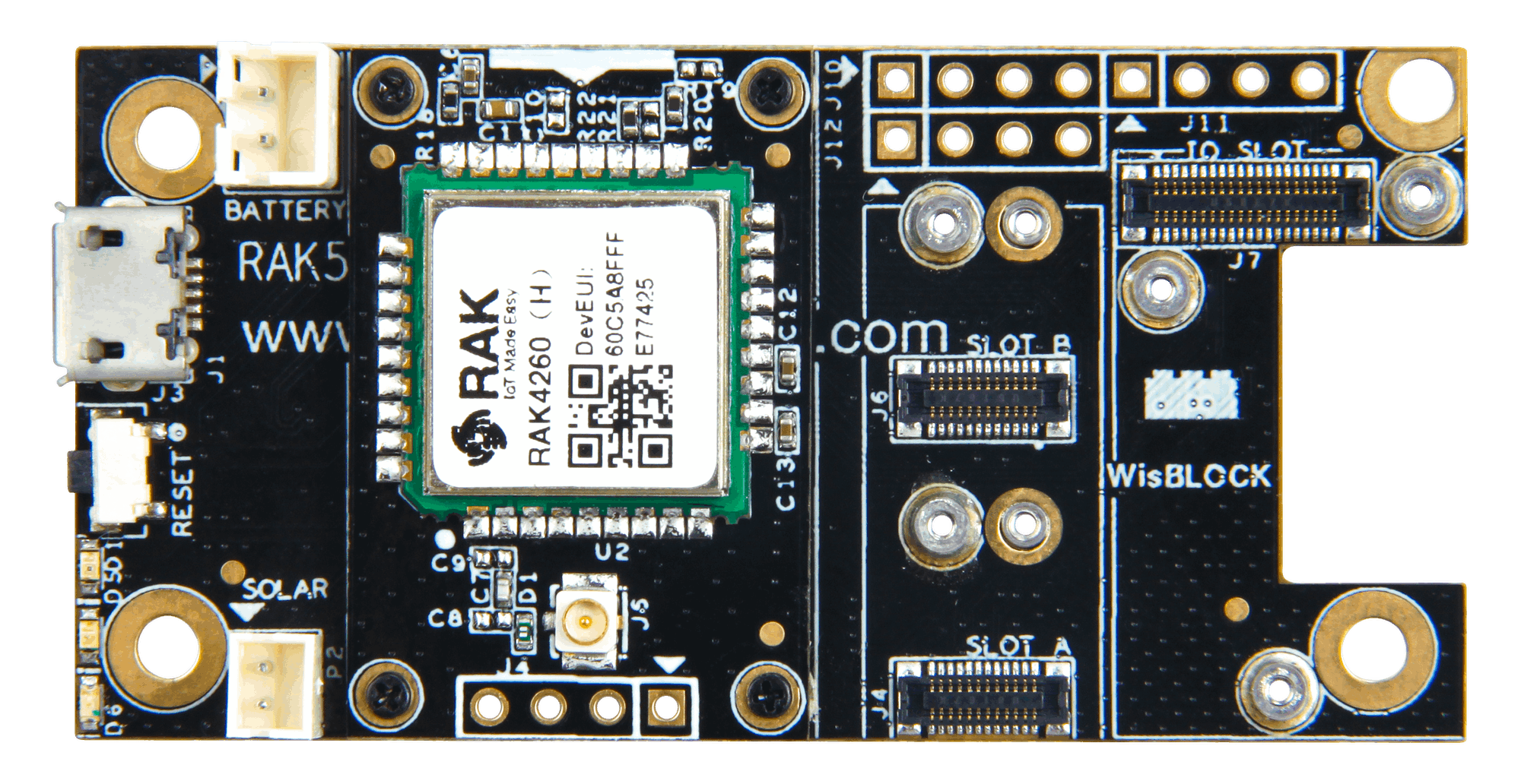 RAK4260 low-power LoRaWAN modules based on the ATSAMR34J18B LoRa® SiP