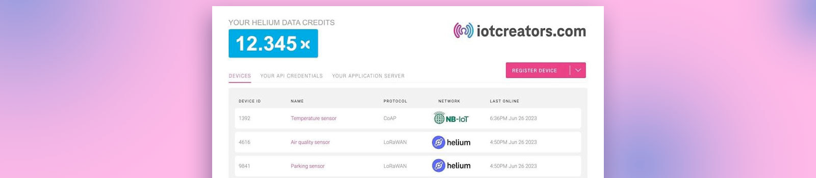 Deutsche Telekom's IoT Creators platform