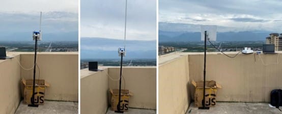 antennas for WisGate Edge Pro Coverage Range test