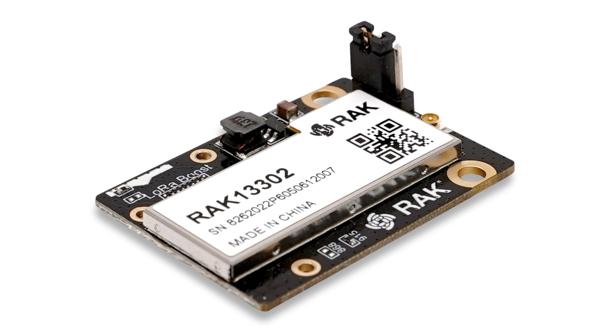 RAK13302 module shown as the core engineered RF system enabling clean, stable, compliant 1-watt LoRa performance.