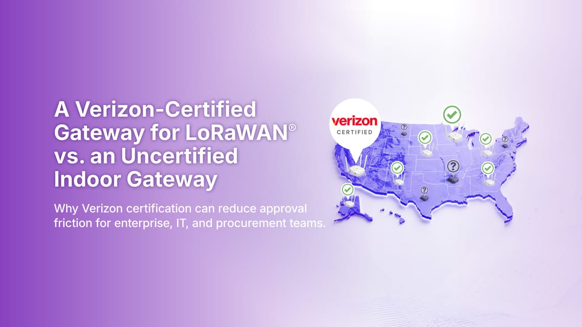 Verizon-Certified WisGate Edge Lite 2 RAK7268CV2-V vs. Other Indoor Gateways for LoRaWAN® for US Deployments
