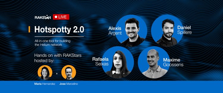 Hands-on with RAKStars Episode 39: Hotspotty 2.0... How to start?