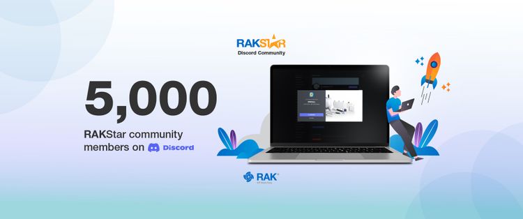 Another Milestone hit, RAKstars Community now has over 5k members!